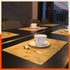 Polypropylene Table Mats & Coasters for Dining Table at Home (Fiume - Set of 6)